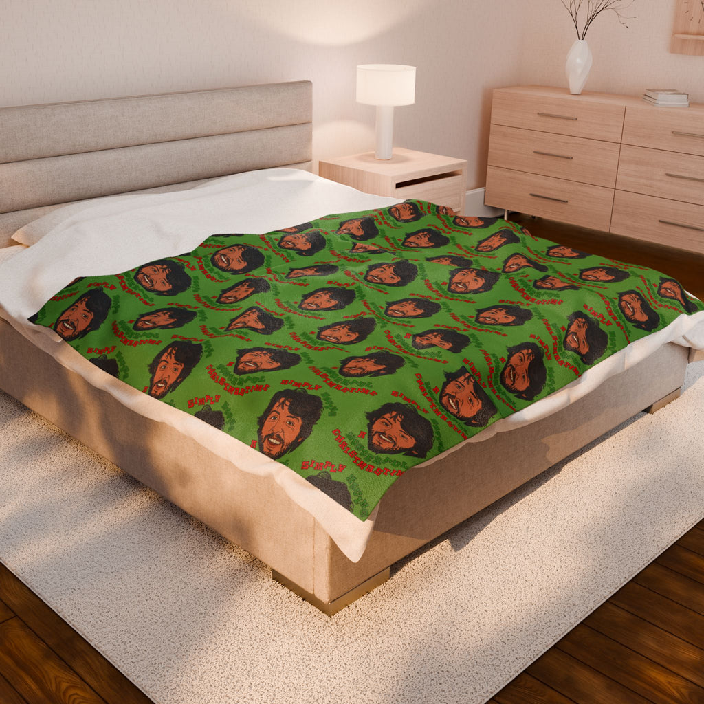 Simply Having a Wonderful Christmastime - Velveteen Plush Blanket