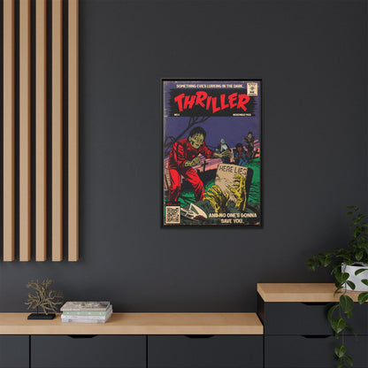 Michael Jackson- Thriller - Gallery Canvas Wraps, Vertical Frame