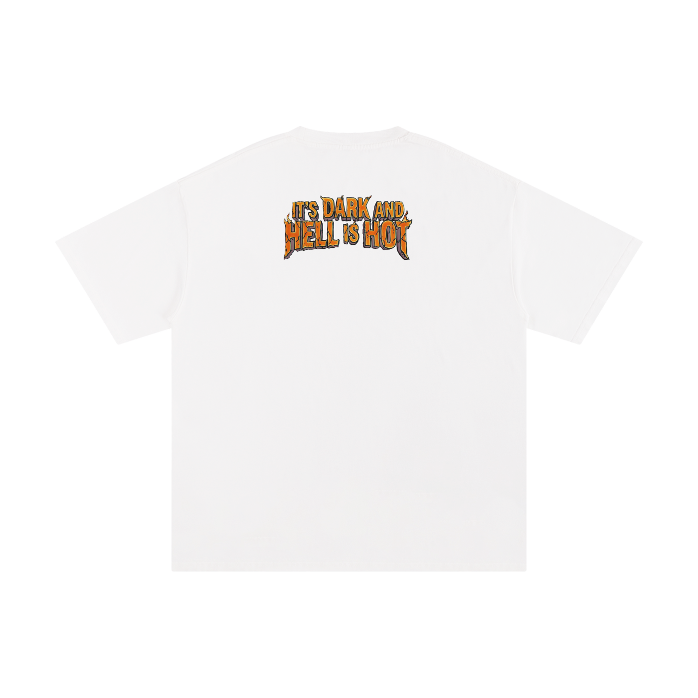 It's Dark & Hell is Hot - Unisex Pure Cotton T-Shirt