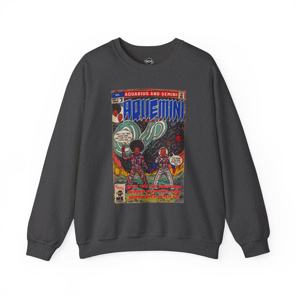 Aquemini - Comic Book Art - Unisex Heavy Blend™ Crewneck Sweatshirt