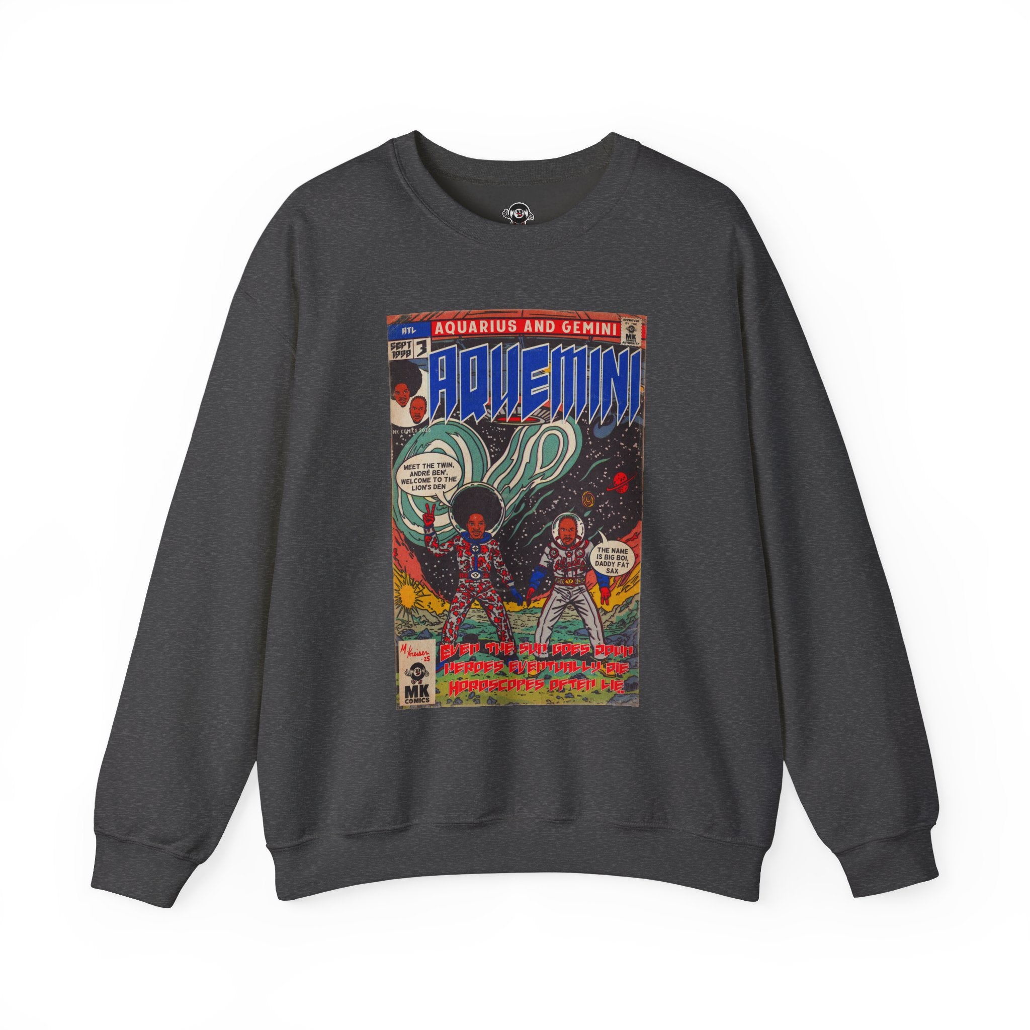 Aquemini - Comic Book Art - Unisex Heavy Blend™ Crewneck Sweatshirt