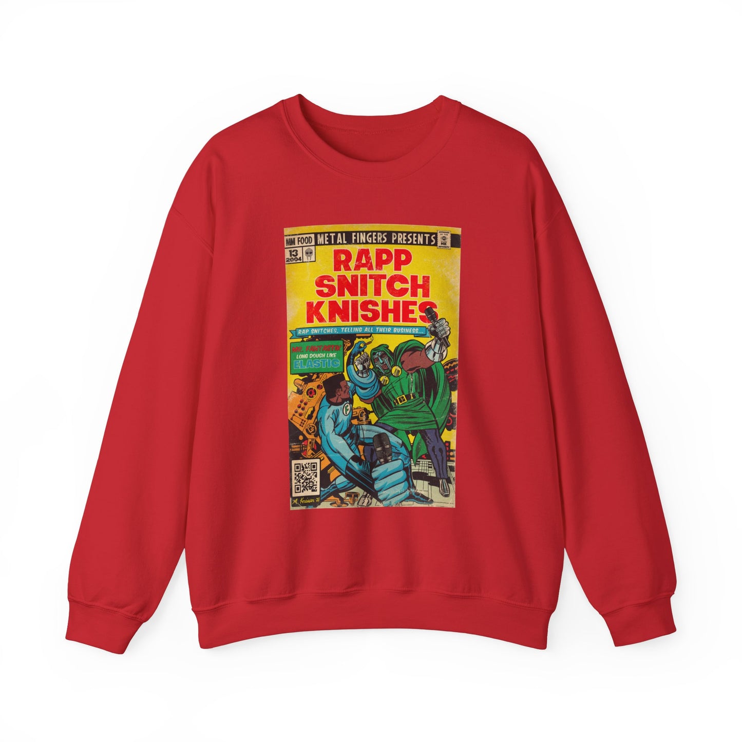 MF DOOM -Rapp Snitch Knishes - Unisex Heavy Blend™ Crewneck Sweatshirt