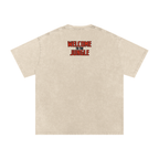 Welcome to the Jungle - Snow Washed Oversized Cotton T-Shirt