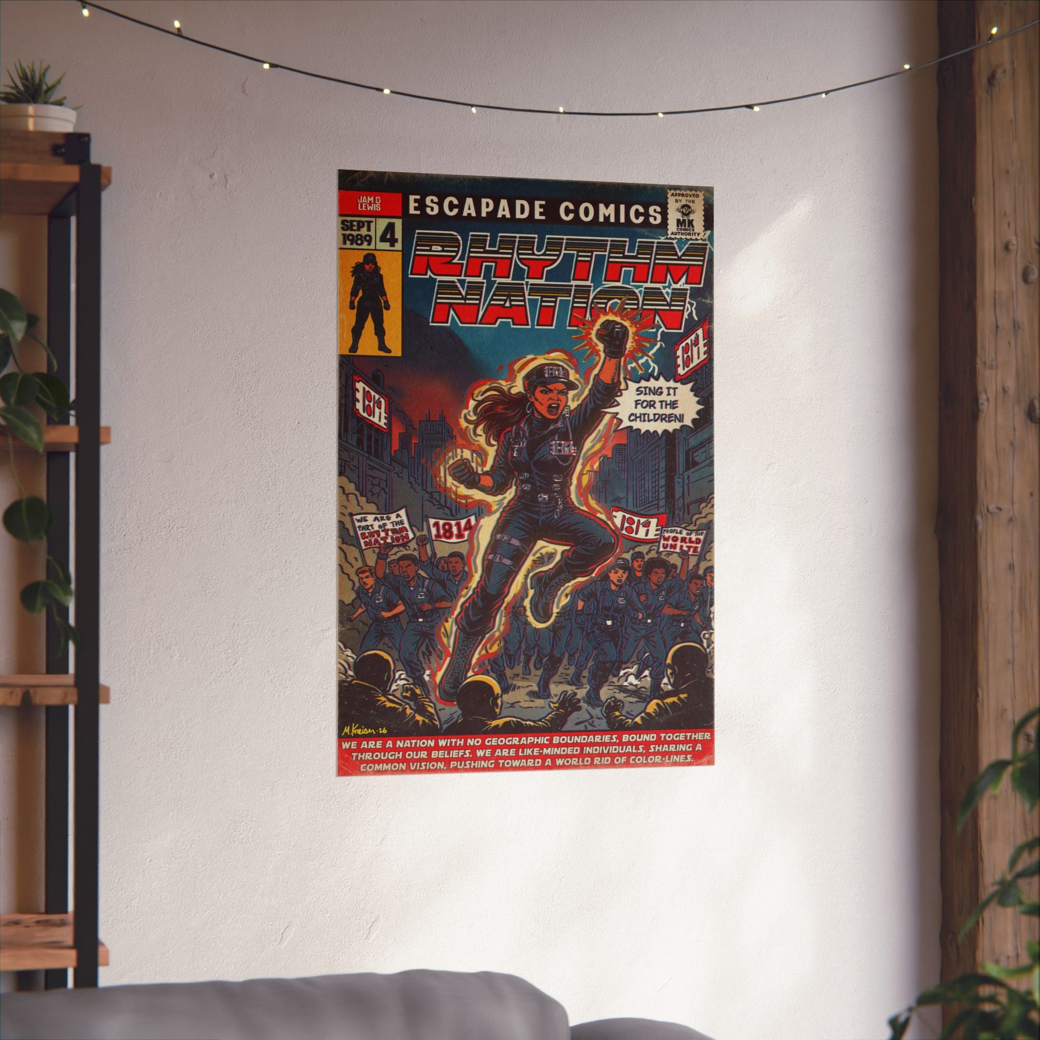 Rhythm Nation - Matte Vertical Posters