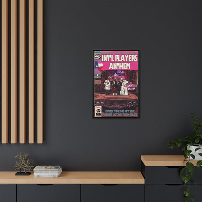 Int’l Players Anthem - Matte Canvas, Framed (Multi-color)