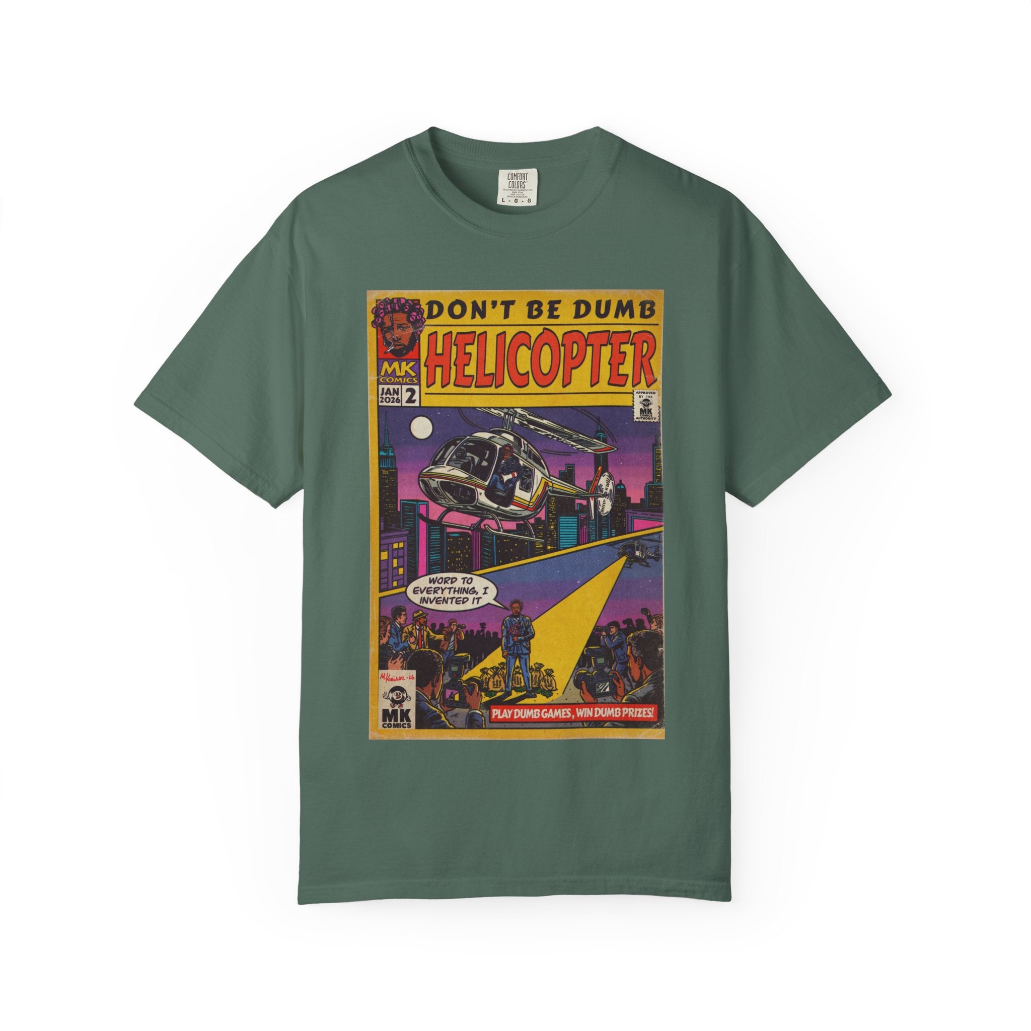 Helicopter - Unisex Comfort Colors T-shirt