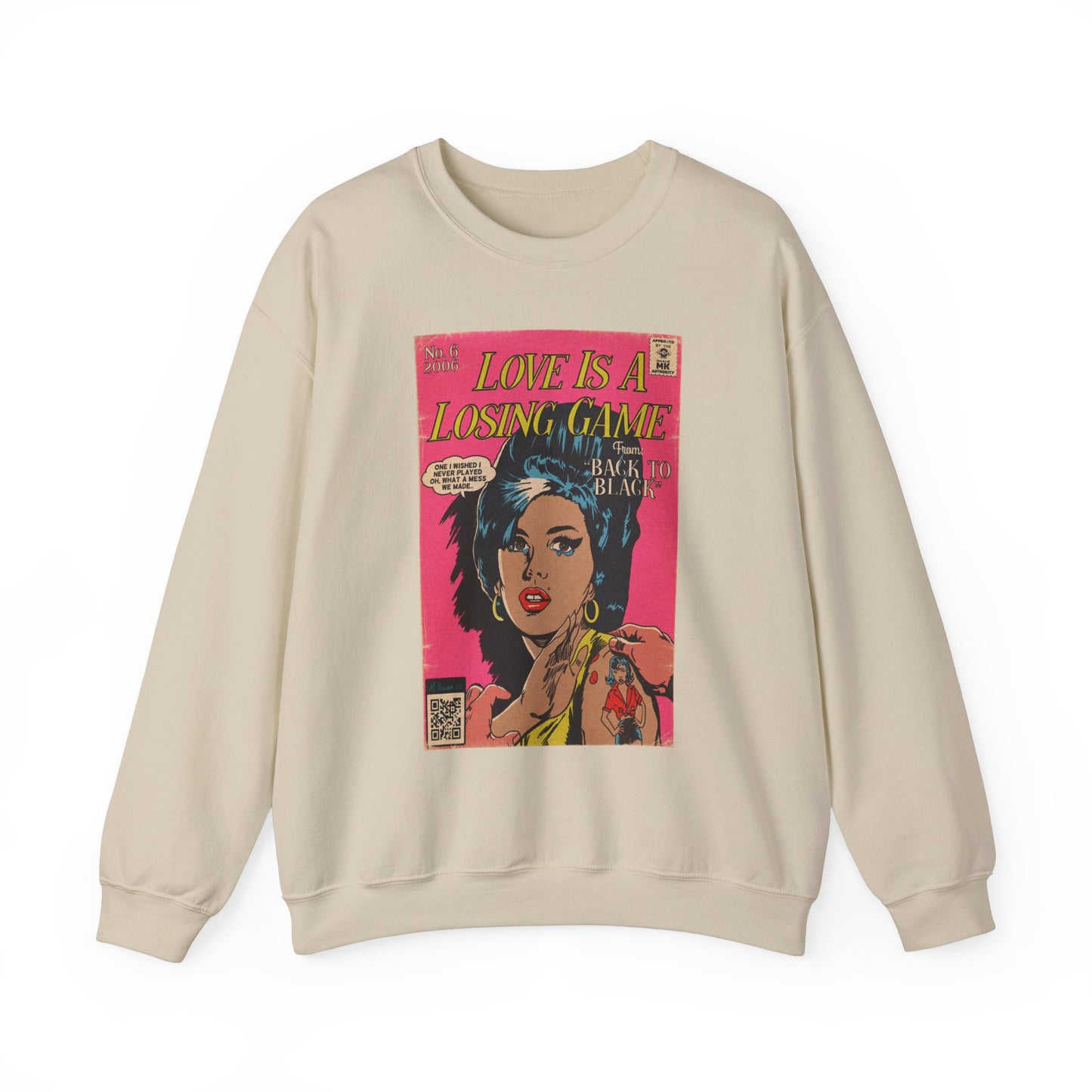 Amy Winehouse - Love Is A Losing Game - Unisex Heavy Blend™ Crewneck Sweatshirt