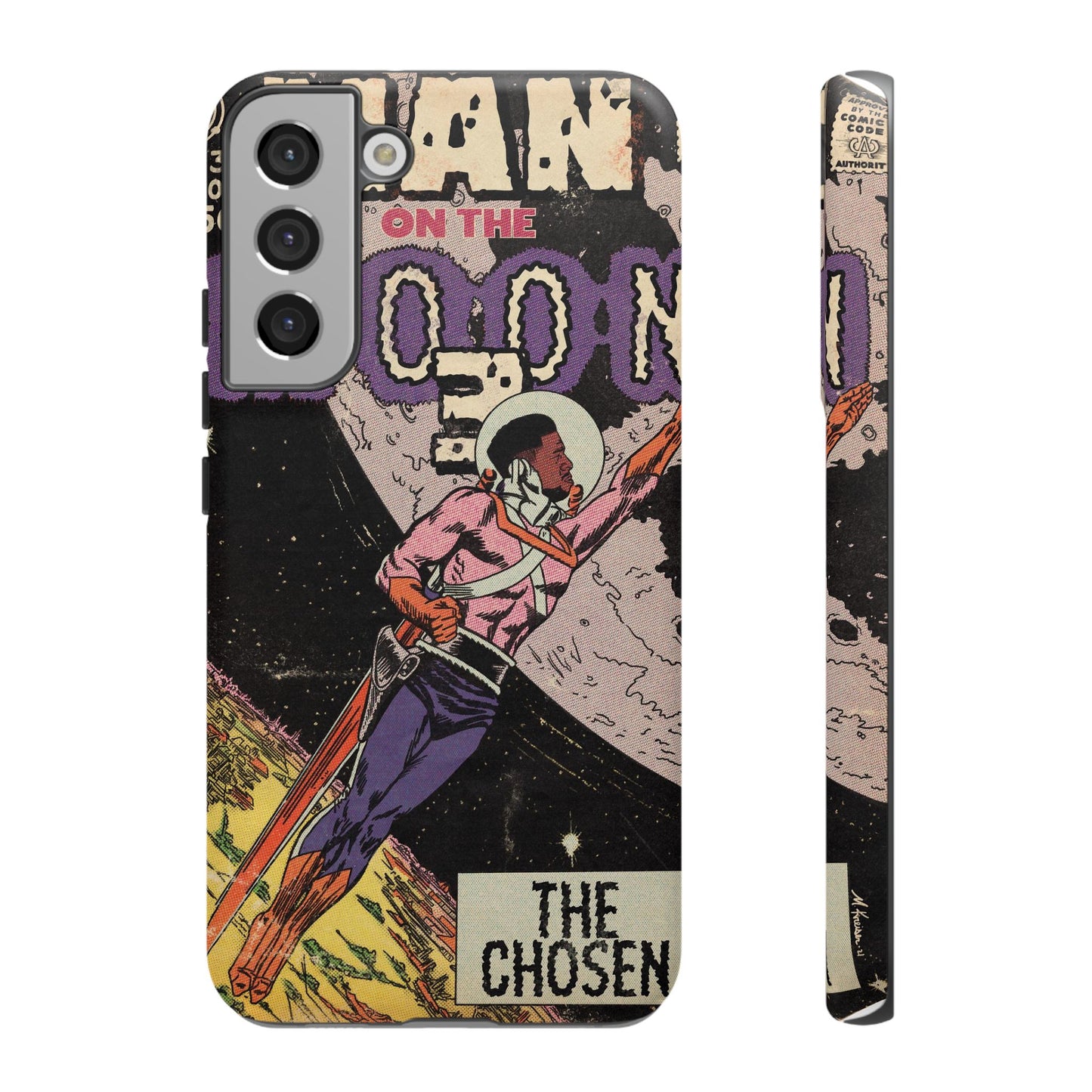 Man on the Moon 3 - Tough Phone Cases