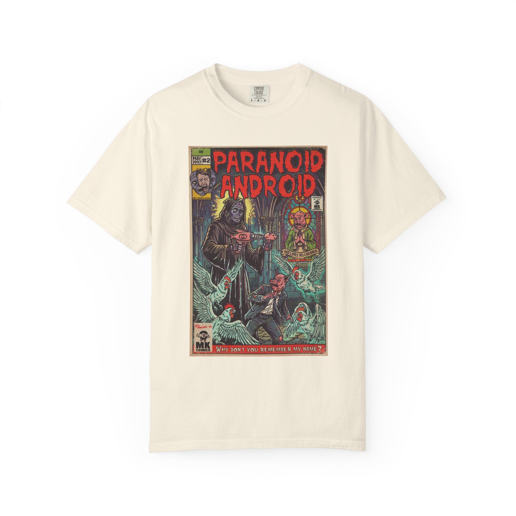 Paranoid Android - Unisex Comfort Colors T-shirt