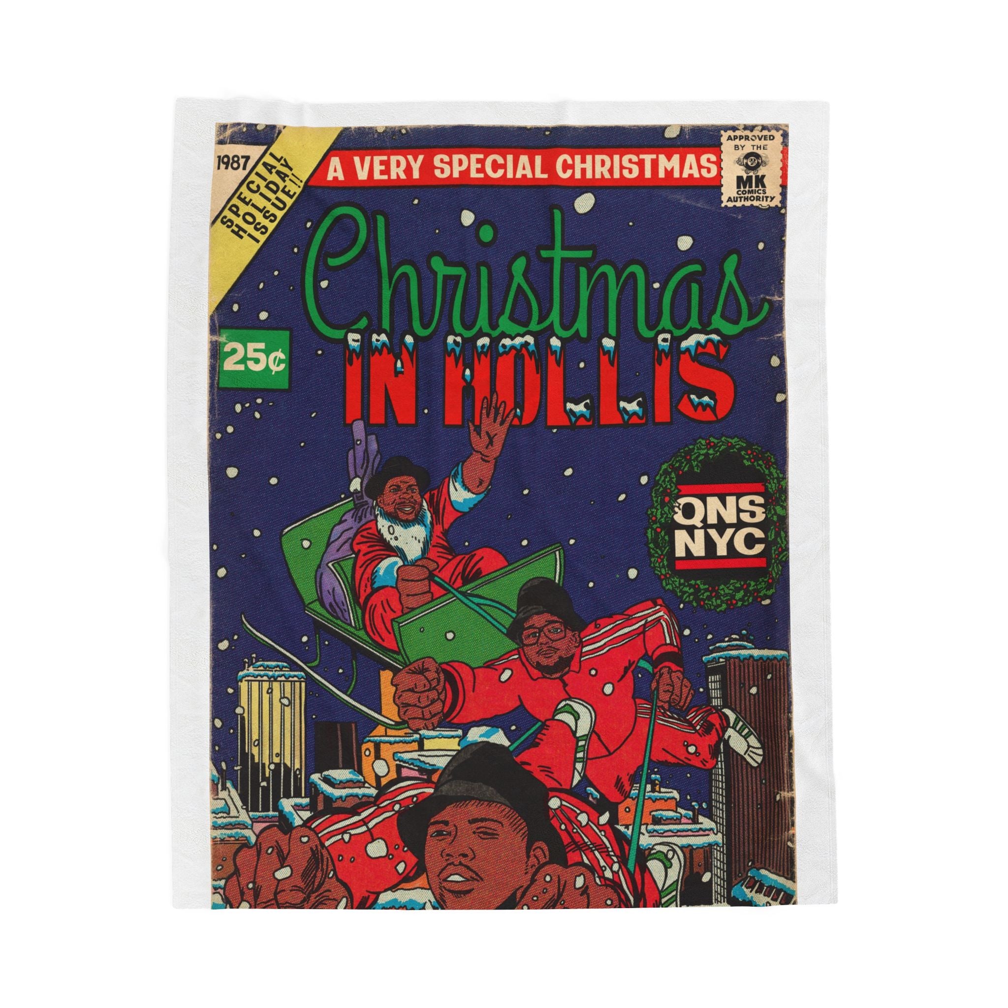 Christmas in Hollis - Velveteen Plush Blanket