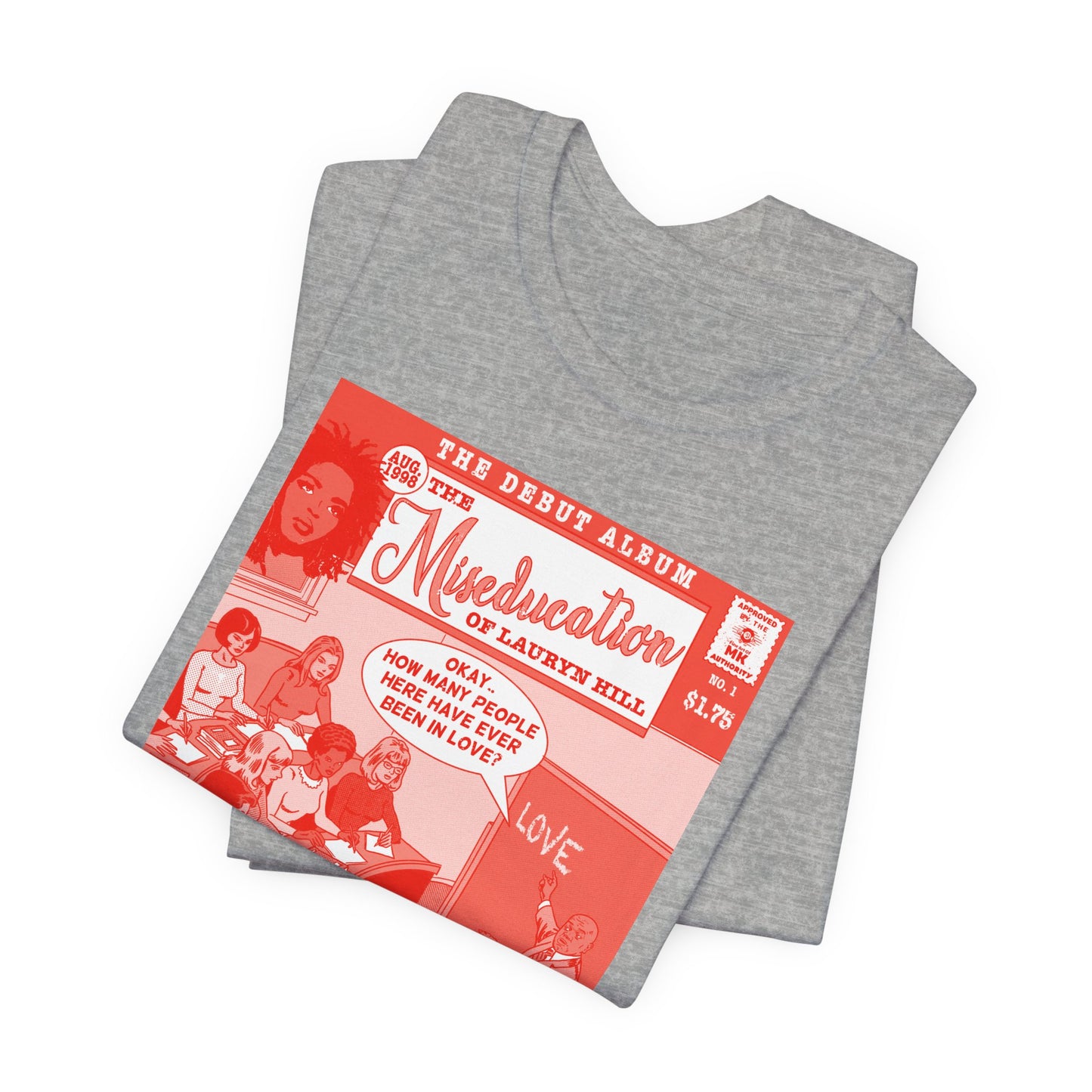 The Miseducation of Lauryn Hill.. - RED VARIANT - Unisex Jersey Short Sleeve Tee