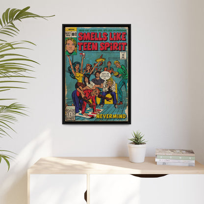 Nirvana - Smells Like Teen Spirit -  Gallery Canvas Wraps, Vertical Frame