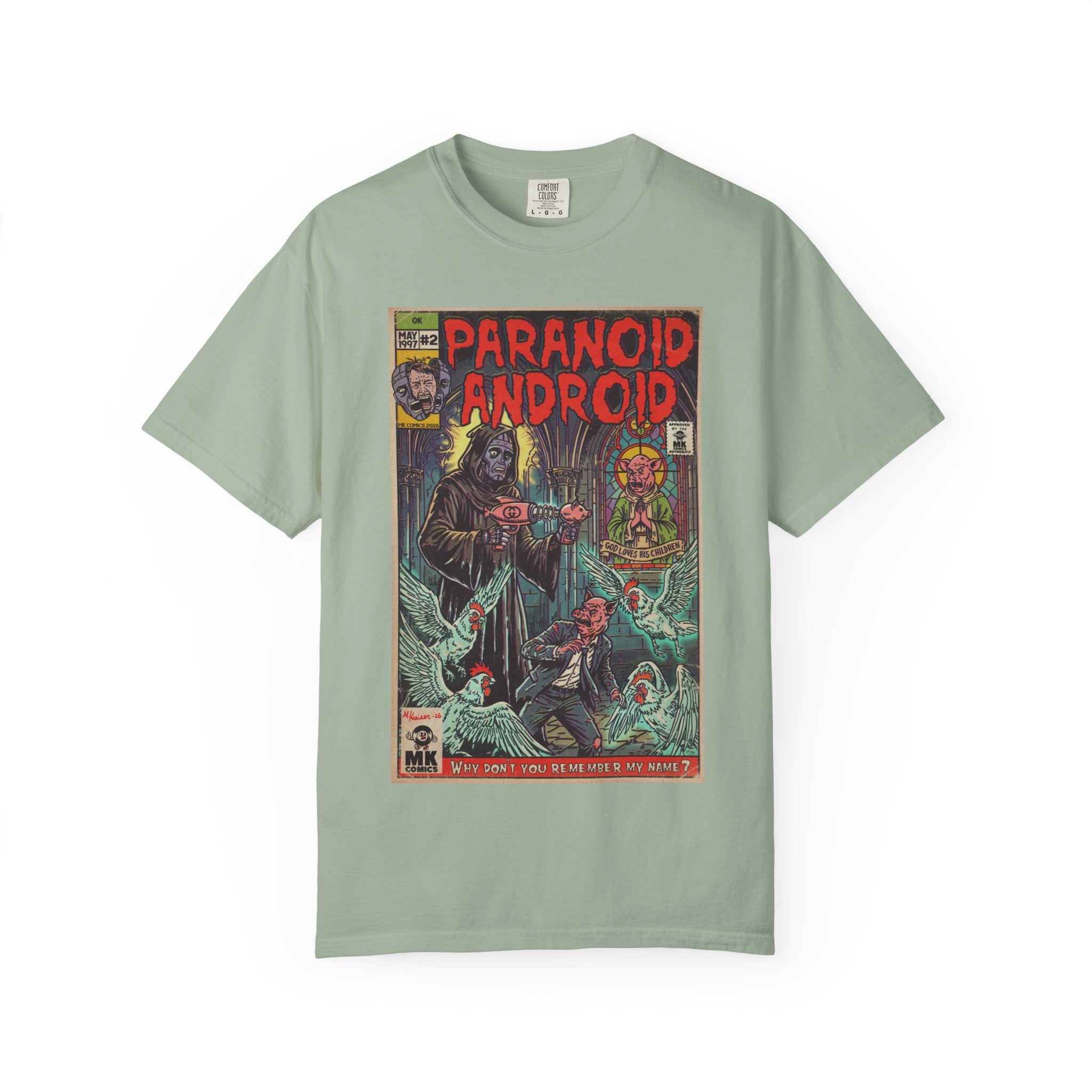 Paranoid Android - Unisex Comfort Colors T-shirt