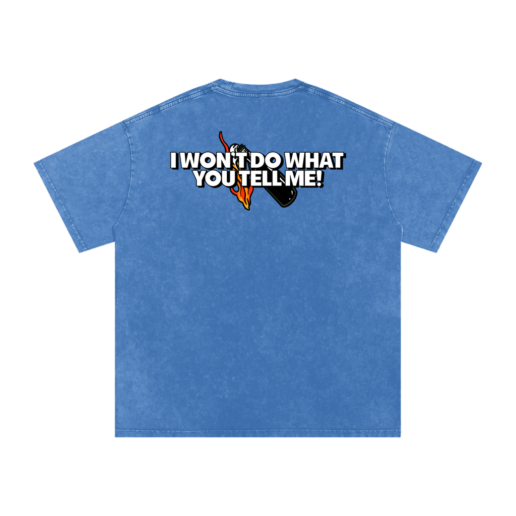 Killing in the Name - Snow Washed Oversized Cotton T-Shirt