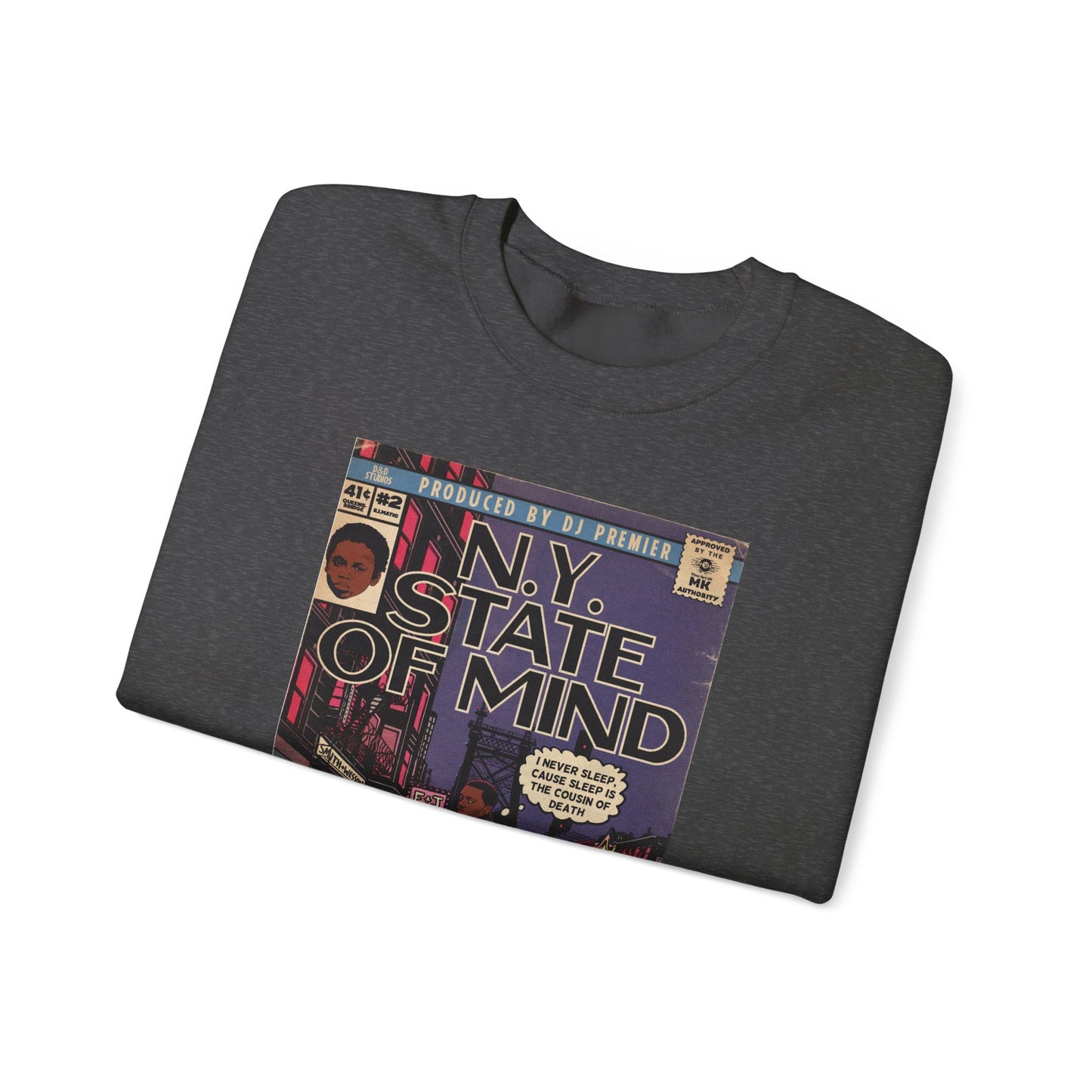 Nas - NY State of Mind - Unisex Heavy Blend™ Crewneck Sweatshirt