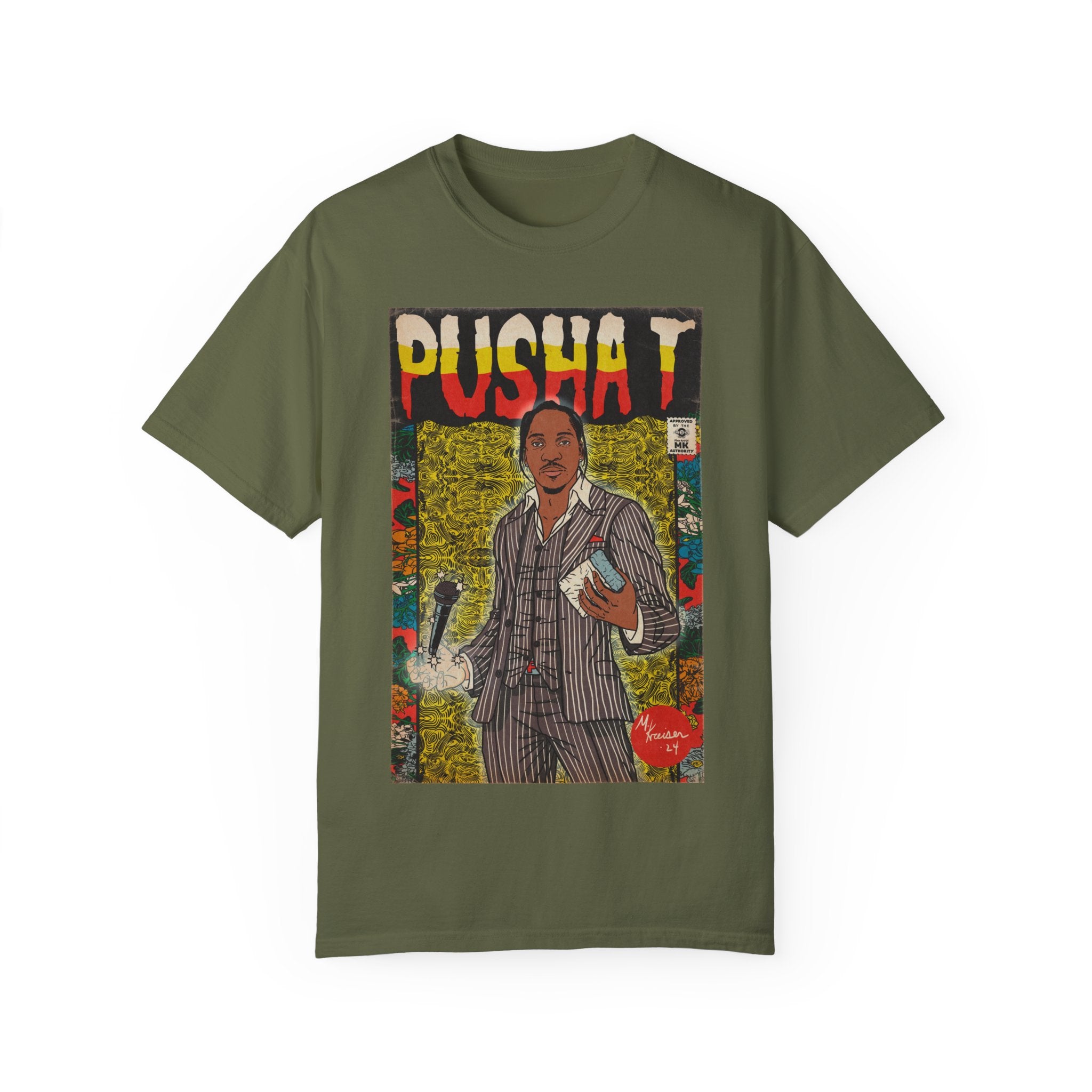 Push - Comic Book Art - Unisex Comfort Colors T-shirt