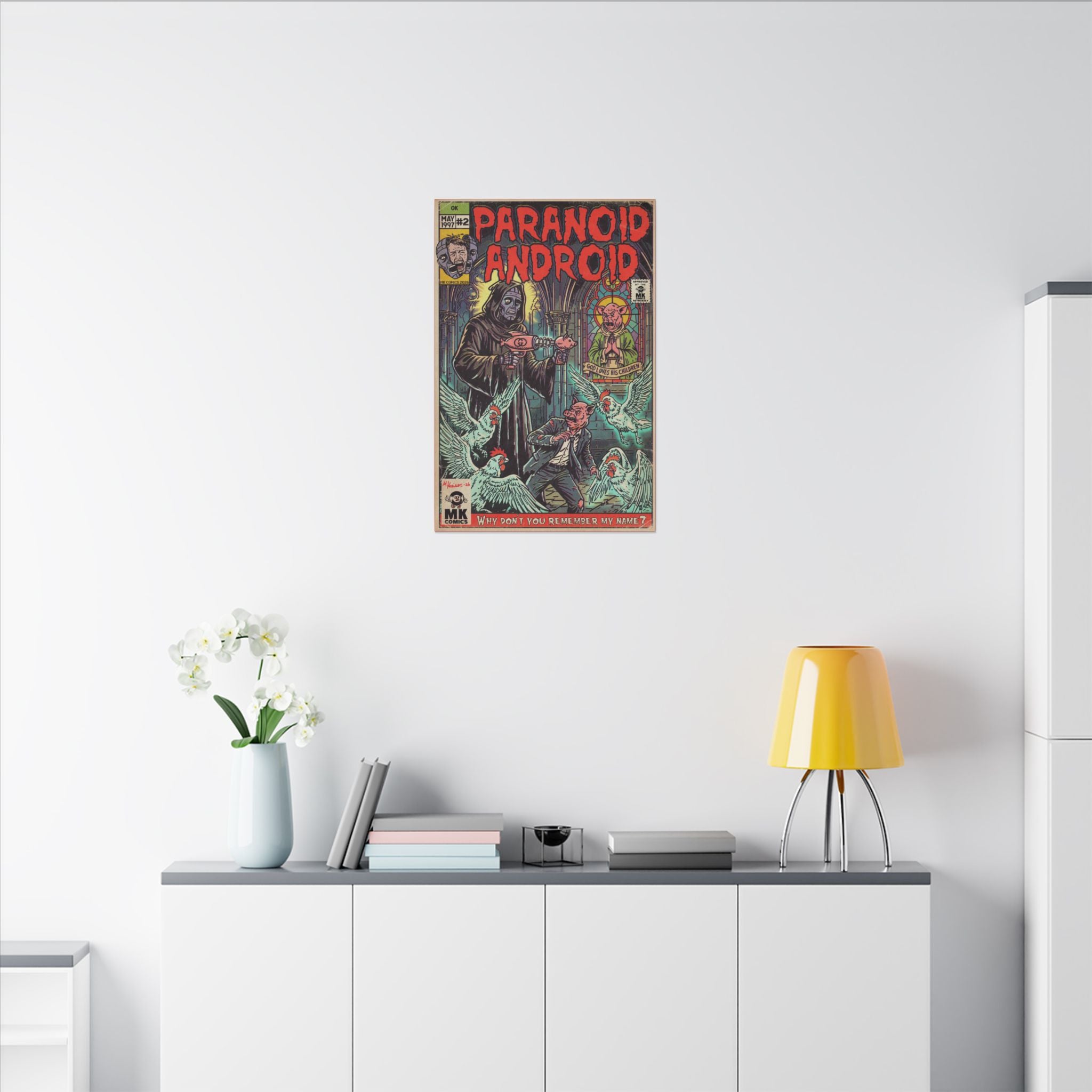 Paranoid Android - Matte Canvas, Stretched, 0.75" (Multi-Size)