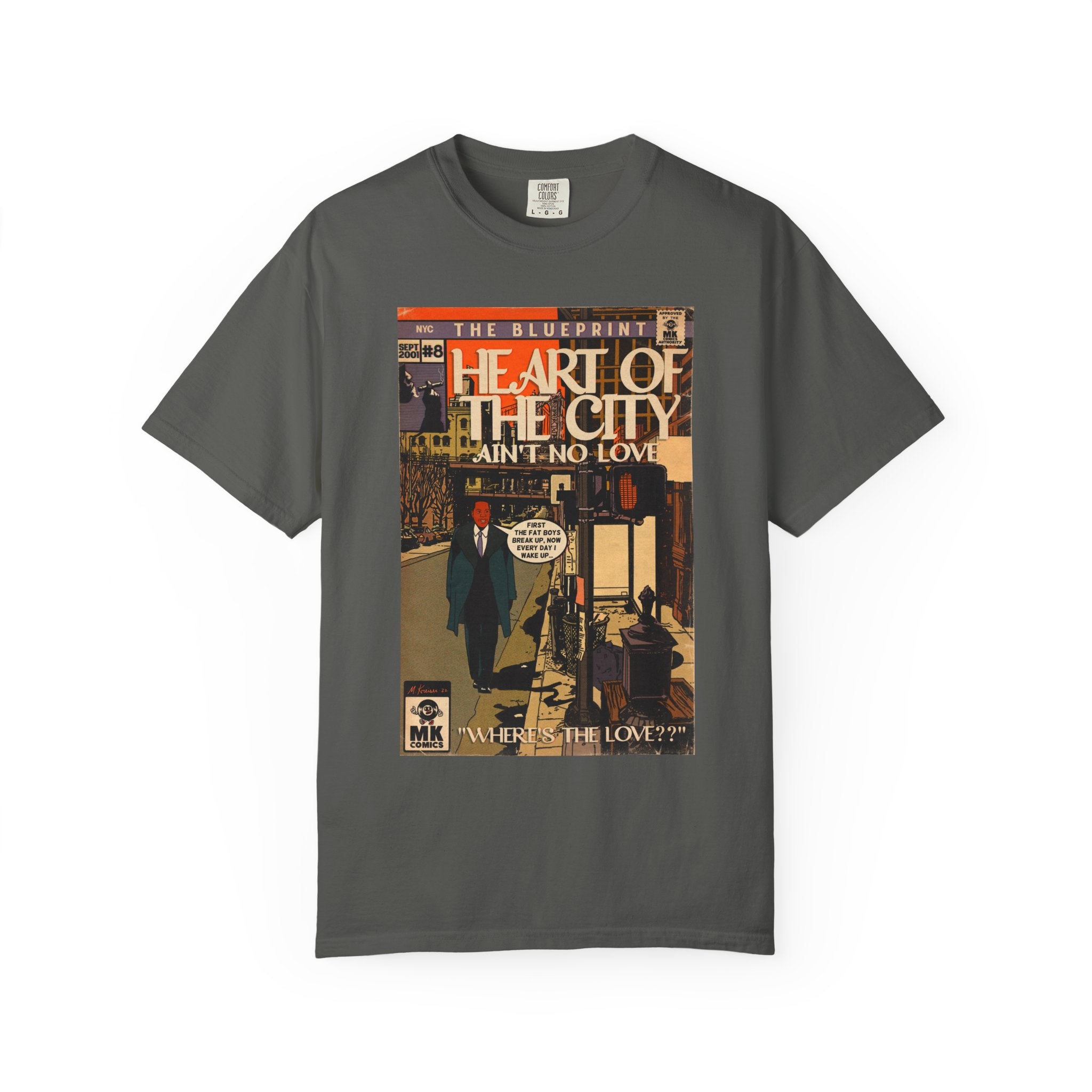 Heart of the City - Unisex Garment-Dyed T-shirt