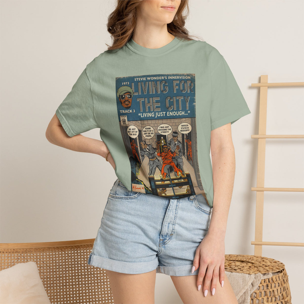 Living For The City - Unisex Comfort Colors T-shirt