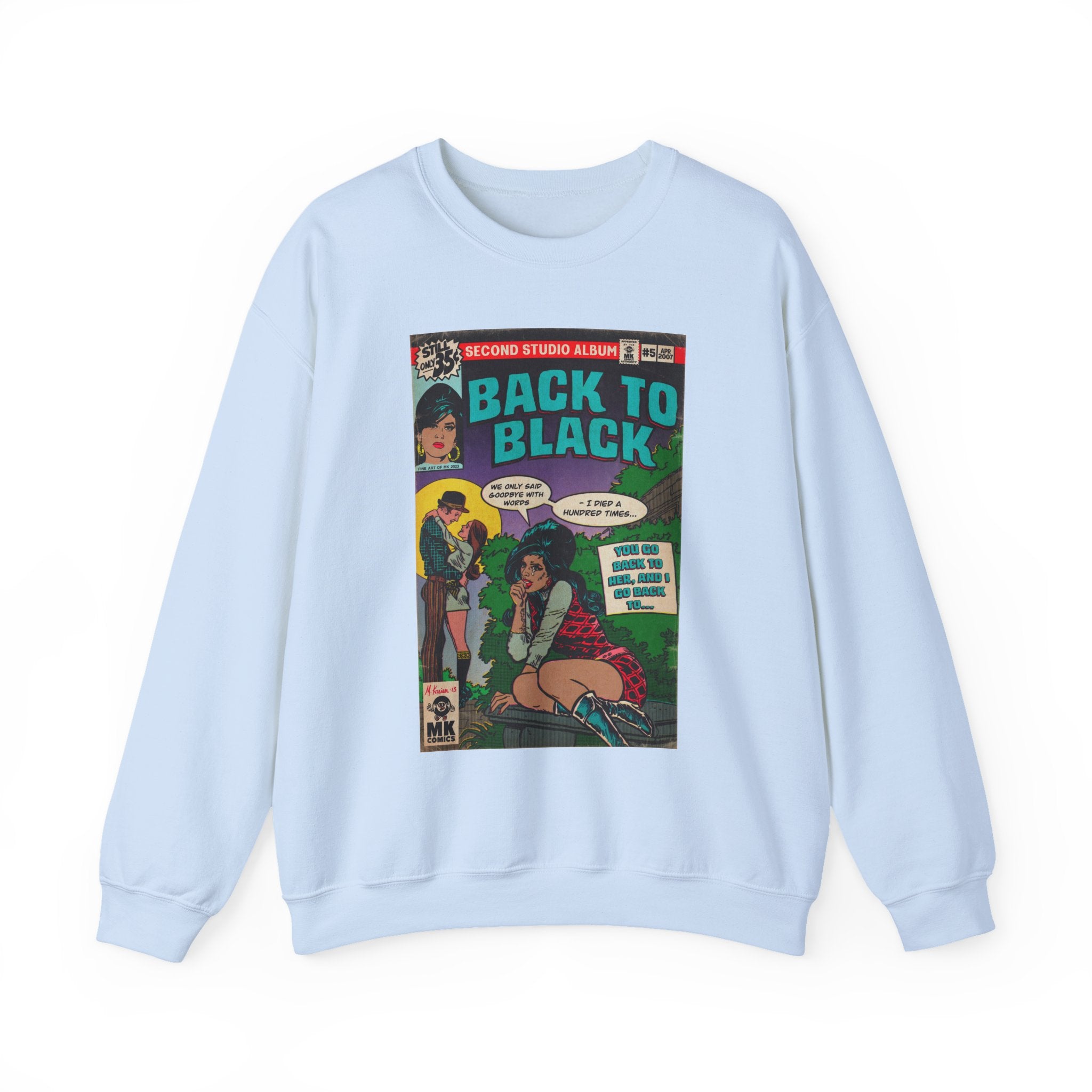 Back to Black - Unisex Heavy Blend™ Crewneck Sweatshirt