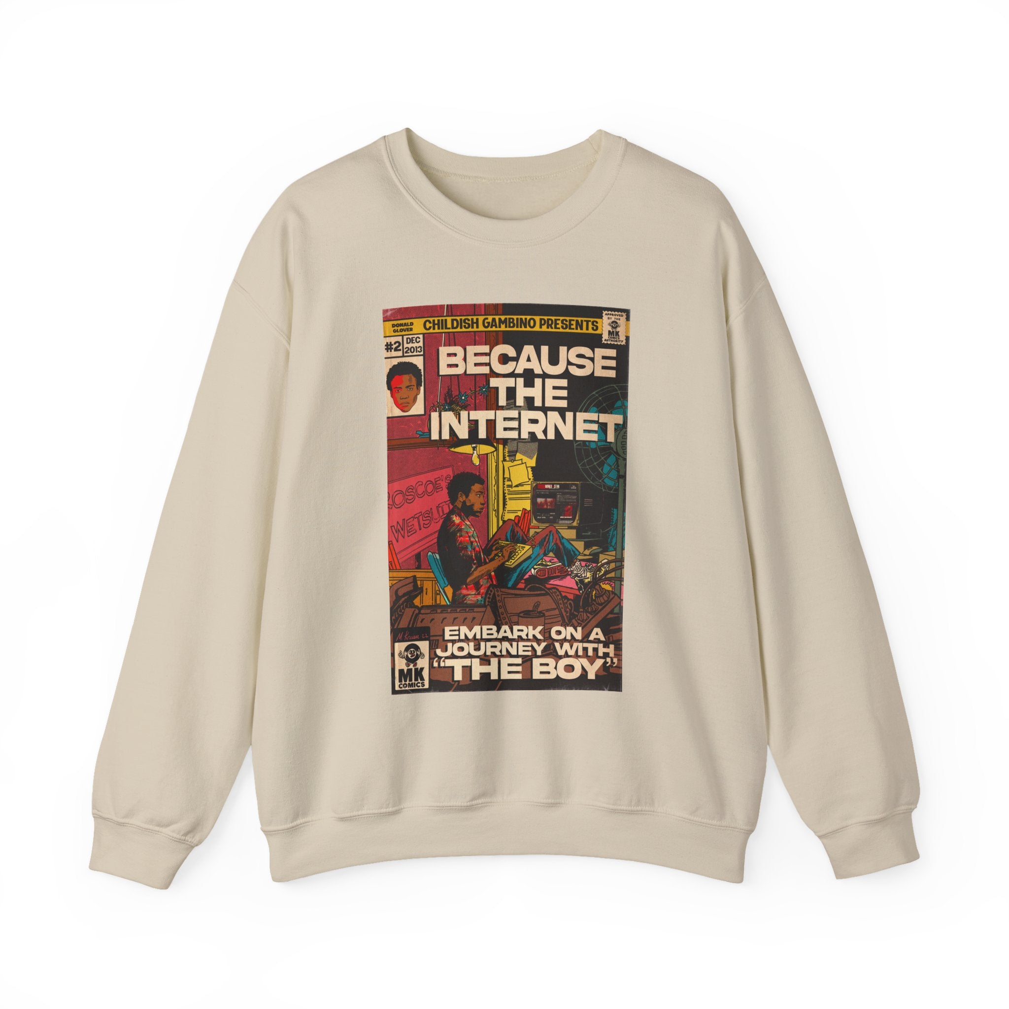 Because The Internet - Unisex Heavy Blend™ Crewneck Sweatshirt
