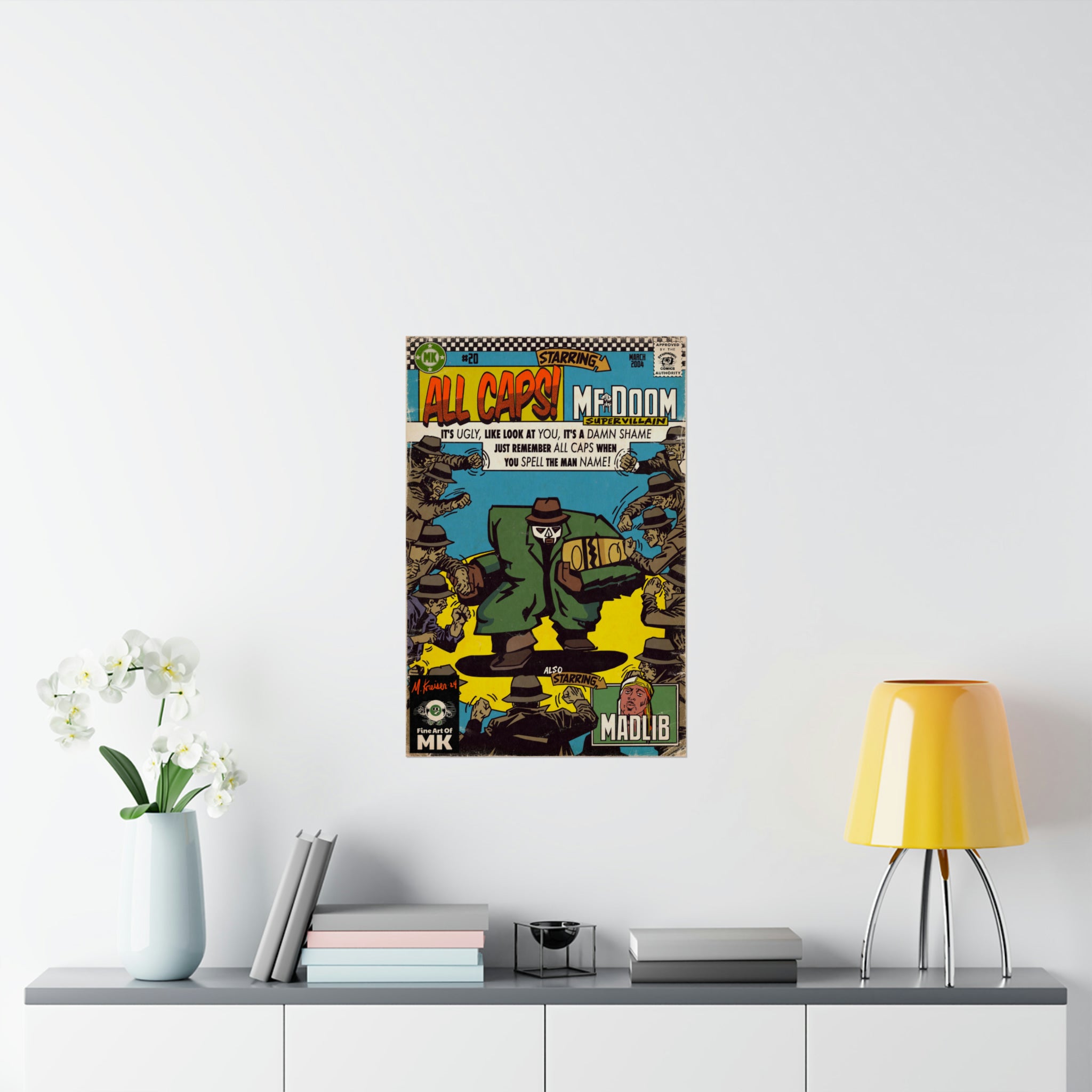 All Caps - Matte Vertical Posters