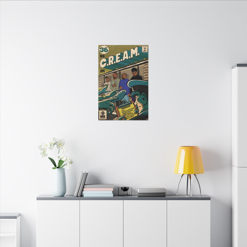 C.R.E.A.M - Matte Canvas, Stretched, 0.75" (Multi-Size)