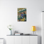 C.R.E.A.M - Matte Canvas, Stretched, 0.75" (Multi-Size)