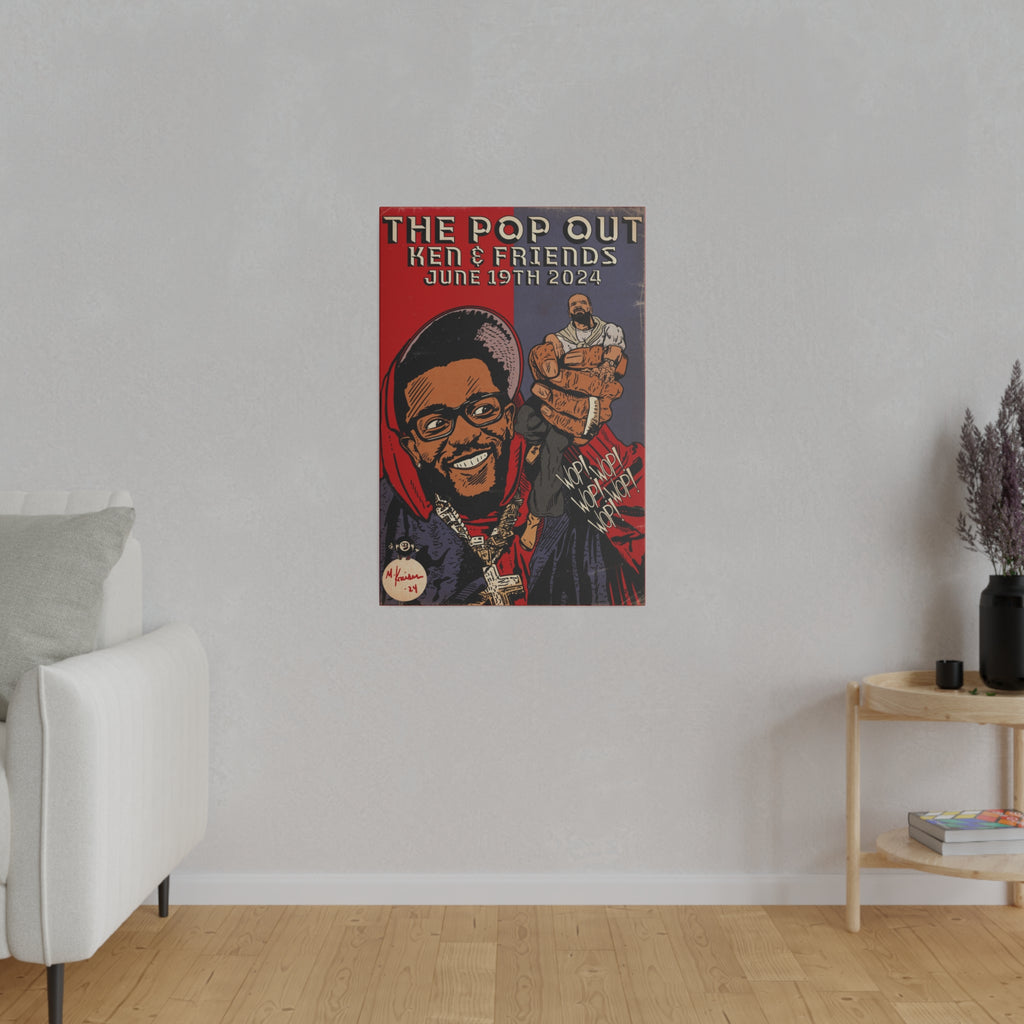 The Pop Out - Matte Canvas, Stretched, 0.75"