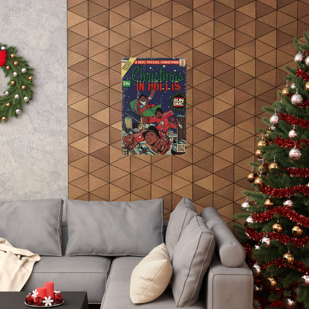 Christmas In Hollis- Vertical Matte Poster