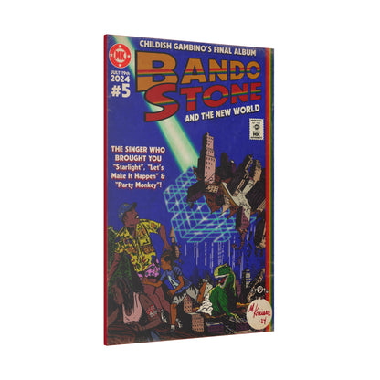 Bando Stone  - Matte Canvas, Stretched, 0.75"