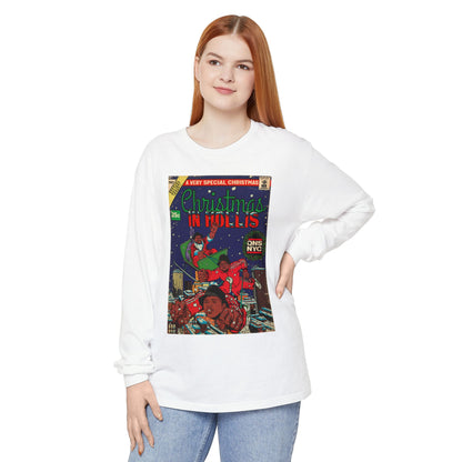 Christmas in Hollis - Unisex Comfort Colors Long Sleeve T-Shirt