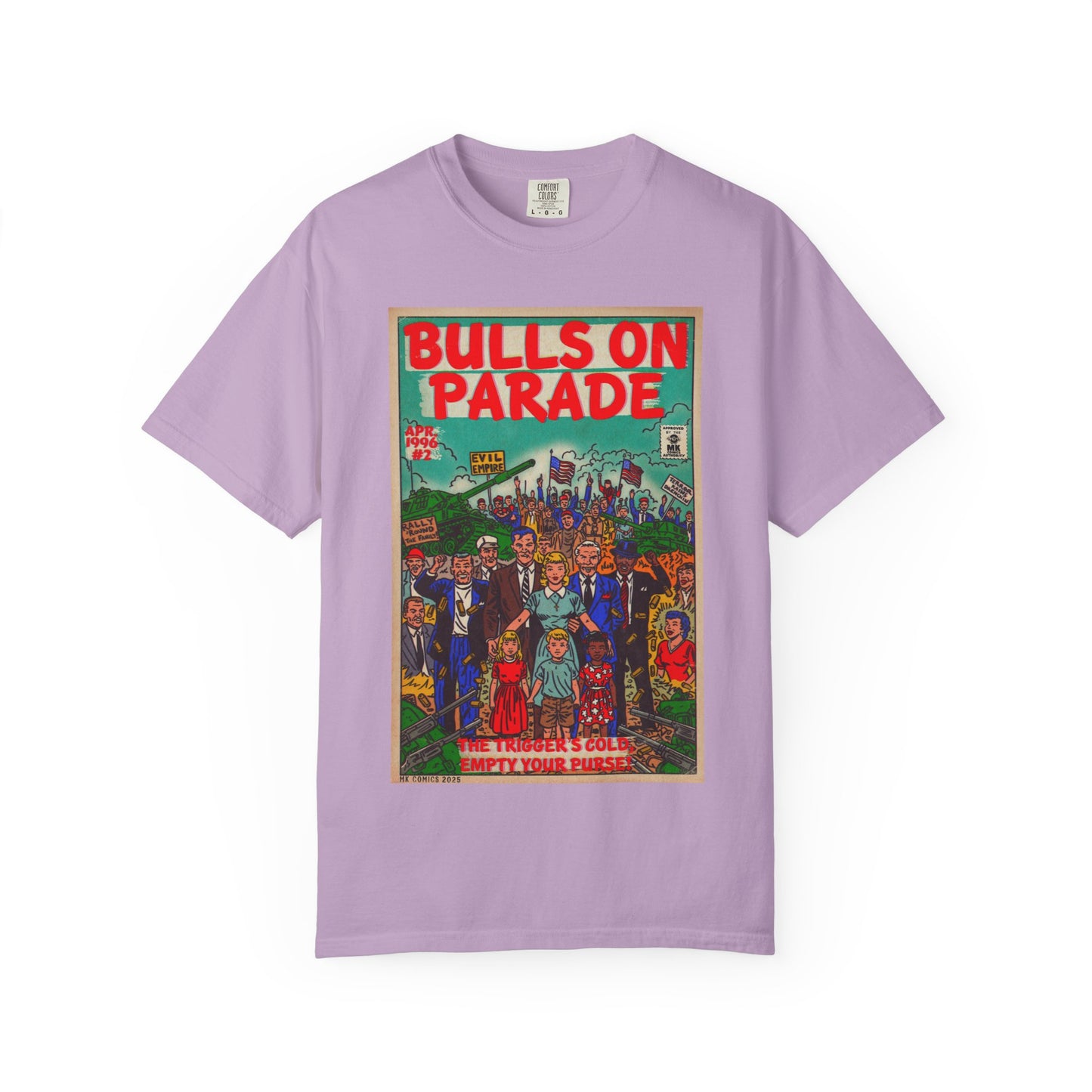 Bulls Parade - Unisex Garment-Dyed T-shirt