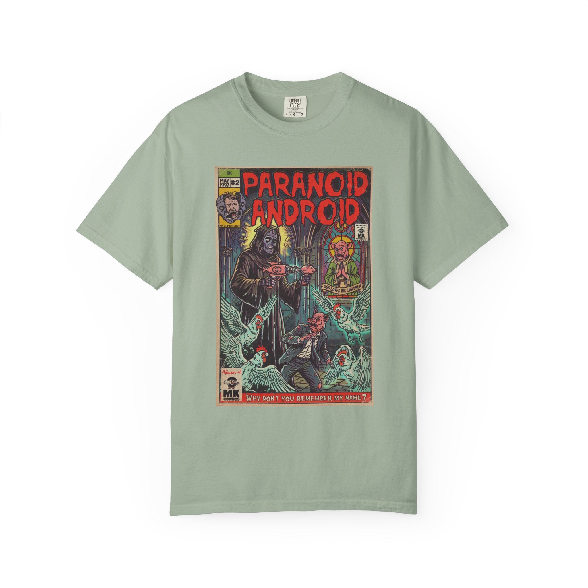 Paranoid Android - Unisex Comfort Colors T-shirt