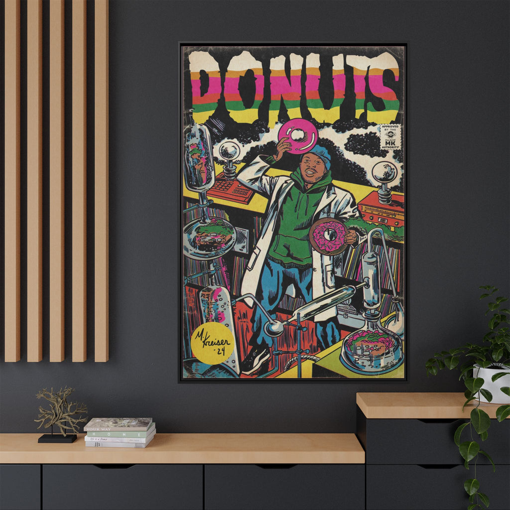 Donuts - Gallery Canvas Wraps, Vertical Frame