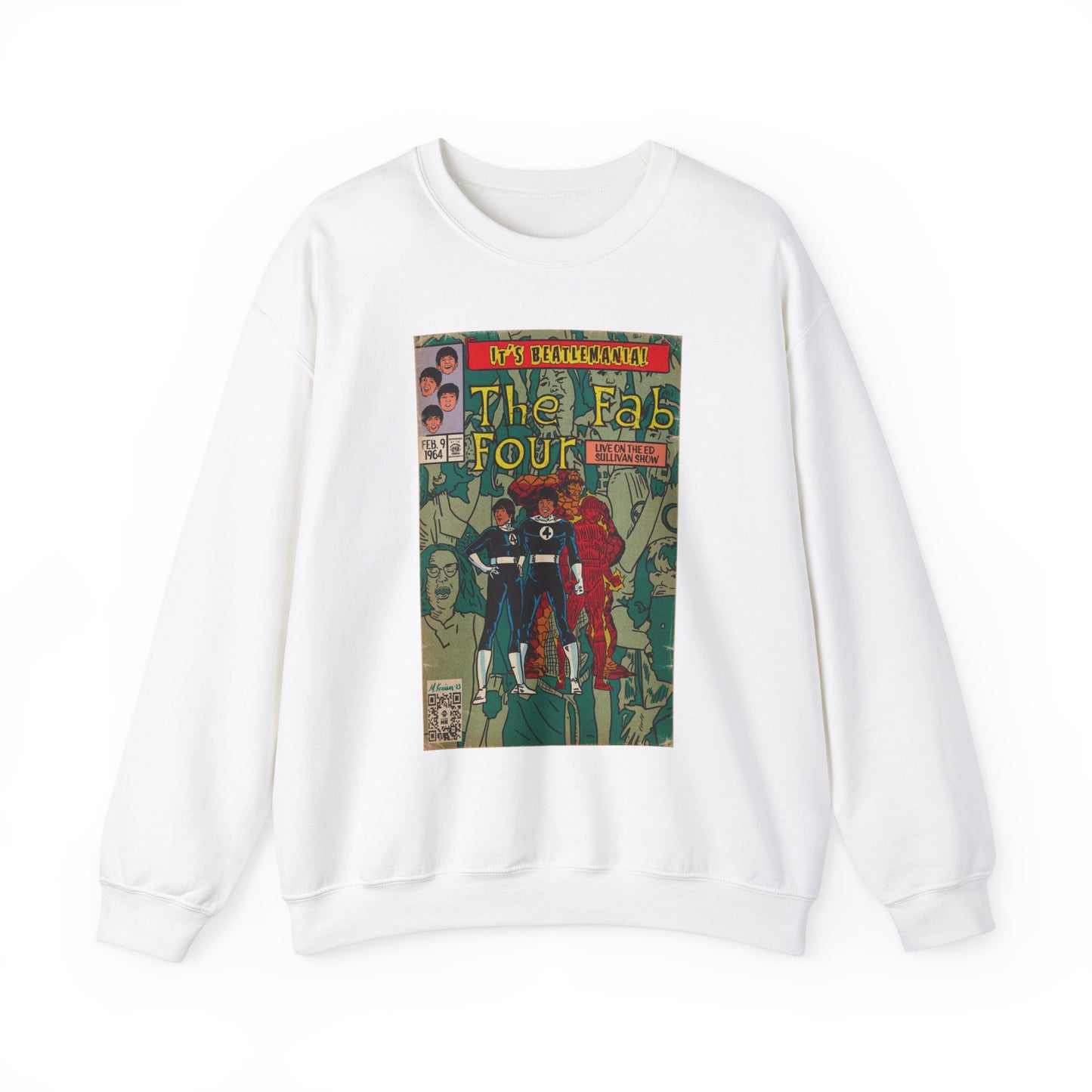 The Beatles - Beatlemania -  Unisex Heavy Blend™ Crewneck Sweatshirt