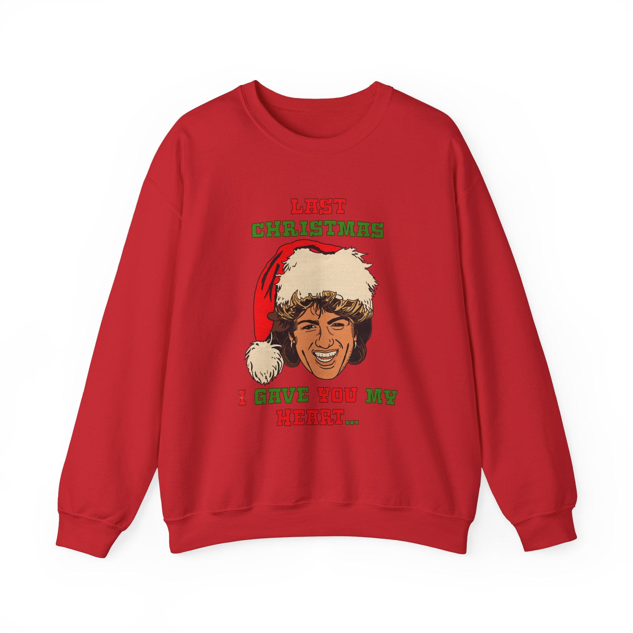 WHAM - George Michael - Last Christmas- Unisex Heavy Blend™ Crewneck Sweatshirt