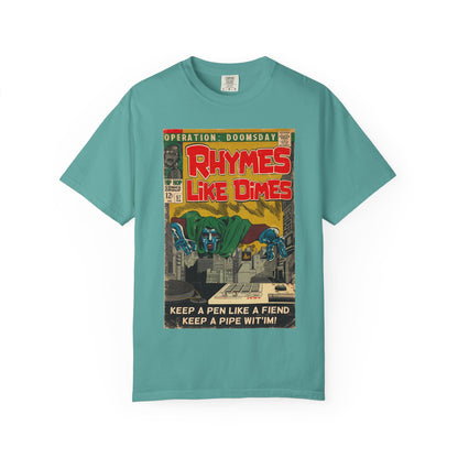 MF DOOM - Rhymes Like Dimes - Unisex Comfort Colors T-shirt