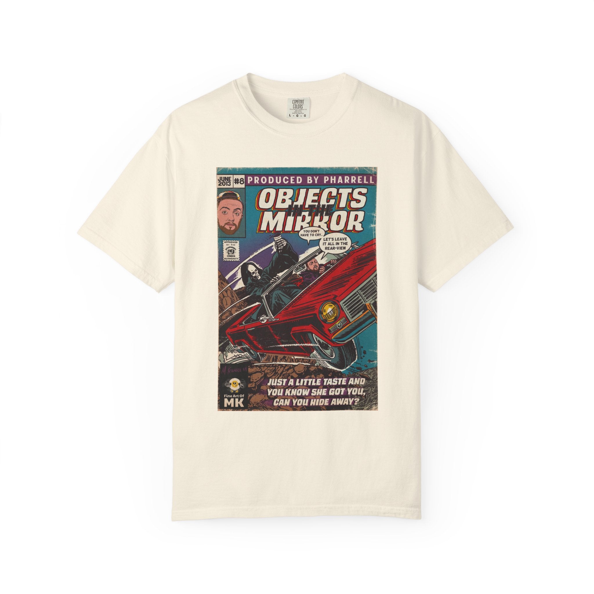 Objects in the Mirror - Unisex Comfort Colors T-shirt