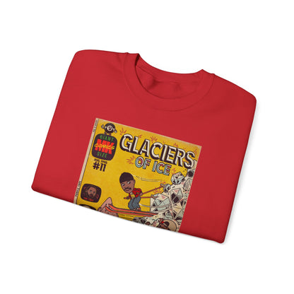 Rae, Ghost, Masta - Glaciers of Ice - Unisex Heavy Blend™ Crewneck Sweatshirt