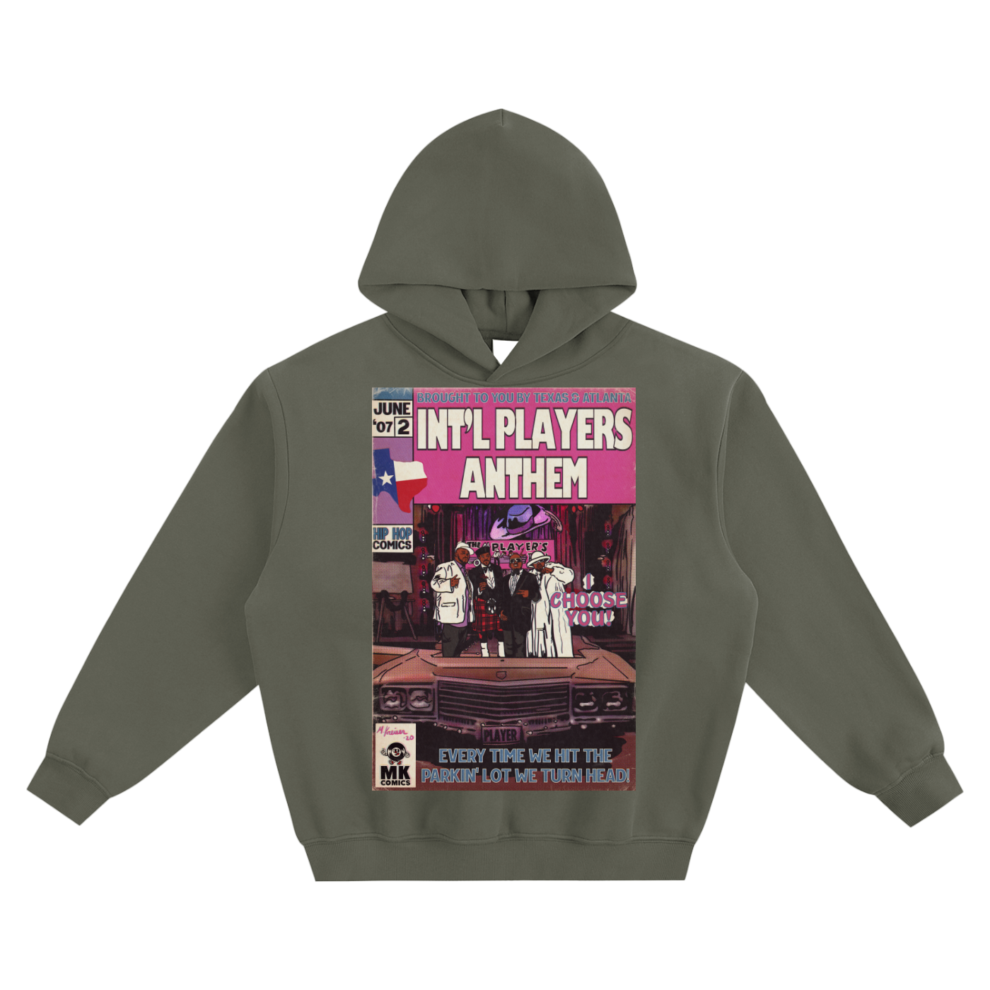 Int'l Players Anthem - Fleeced Boxy Hoodie