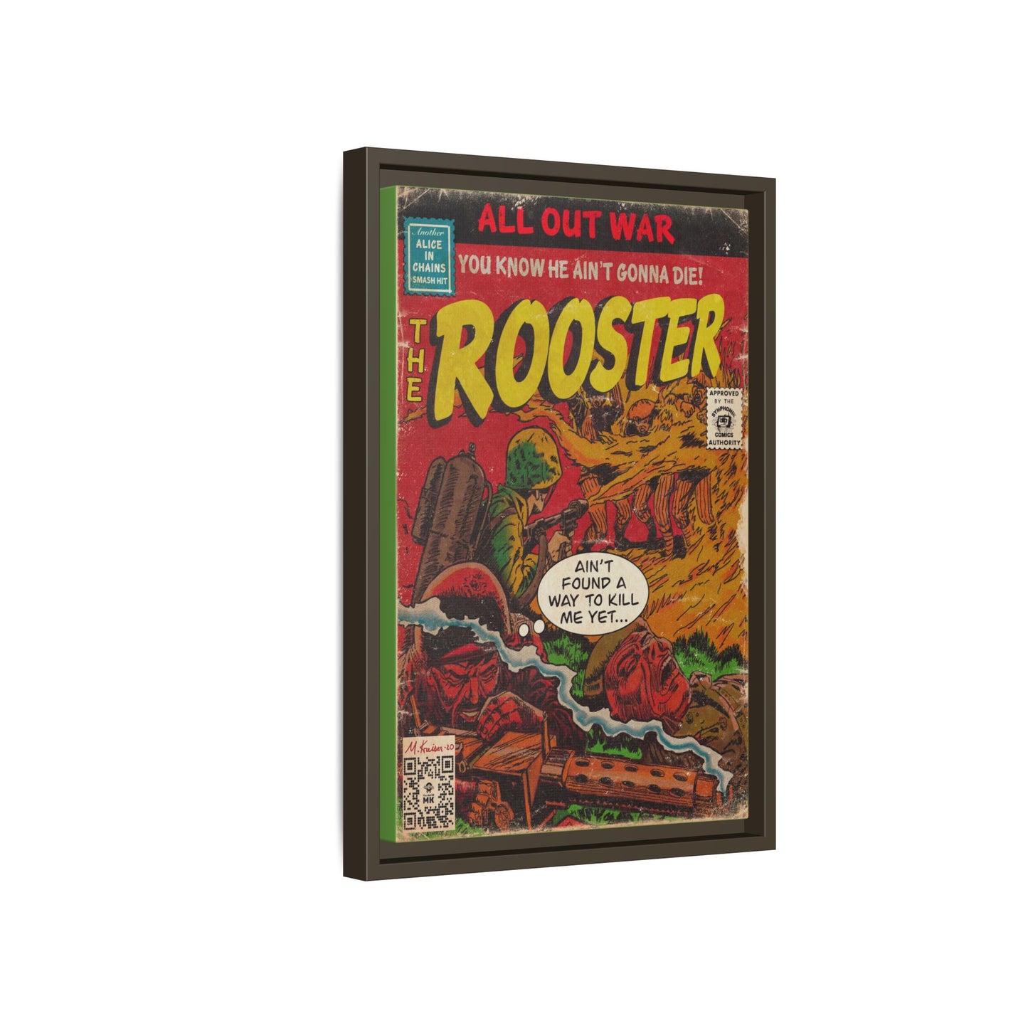 Alice In Chains - Rooster - Gallery Canvas Wraps, Vertical Frame
