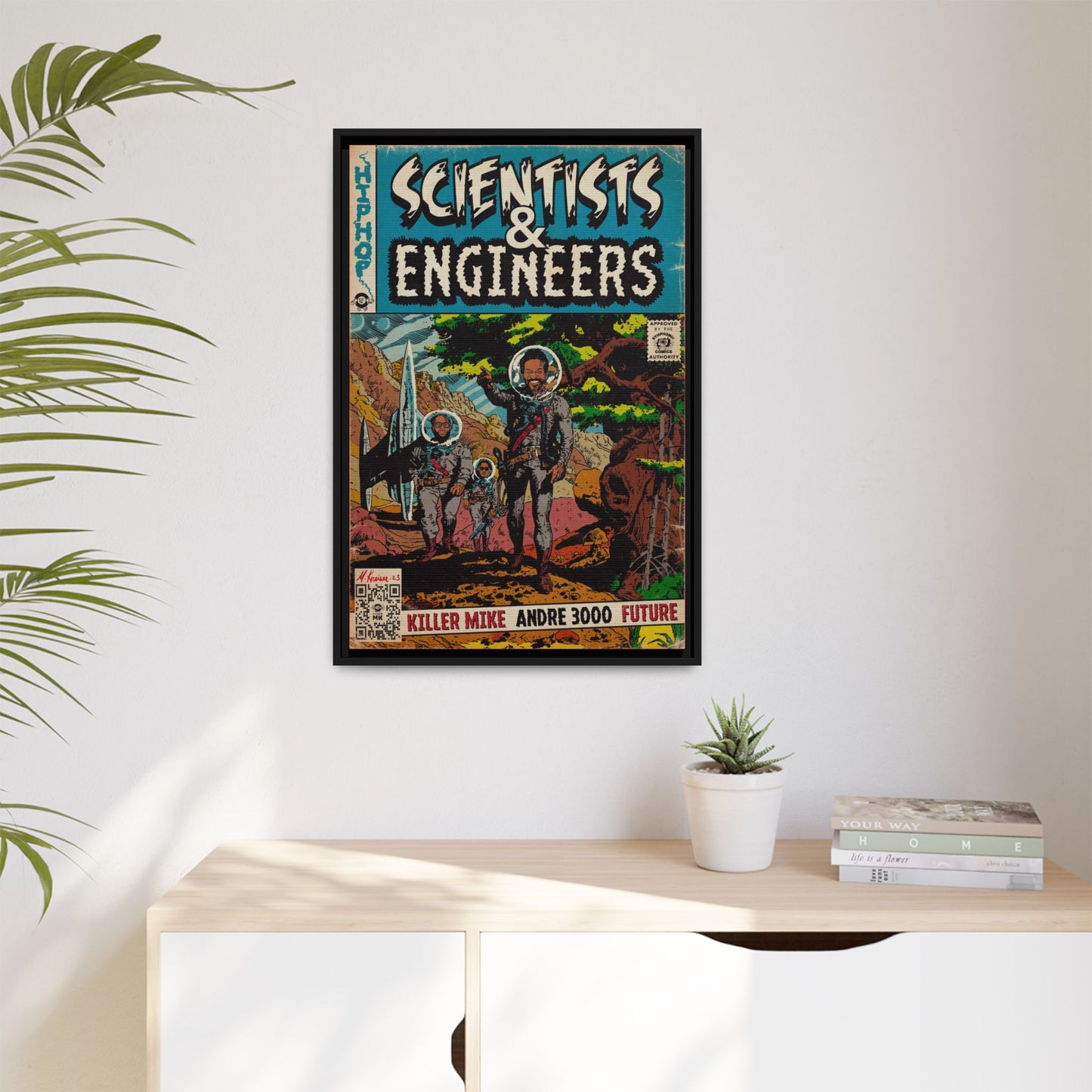 Killer Mike - Scientists & Engineers - Andre 3000 - Future - Gallery Canvas Wraps, Vertical Frame
