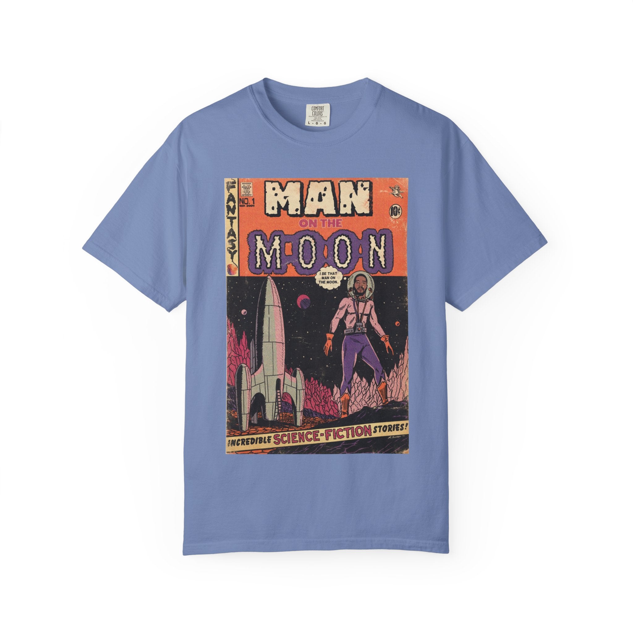 Man on the Moon - Unisex Comfort Colors T-shirt