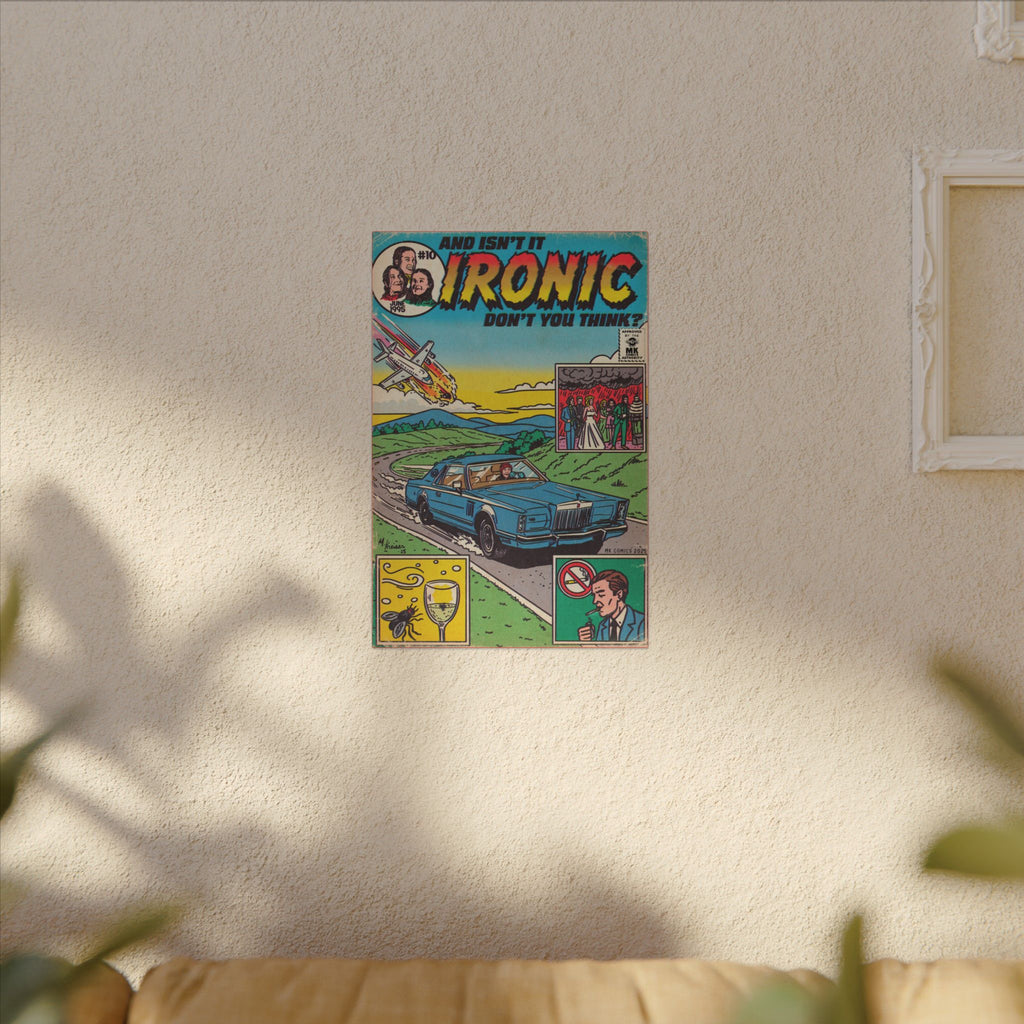 Ironic - Matte Canvas, Stretched, 0.75" (Multi-Size)