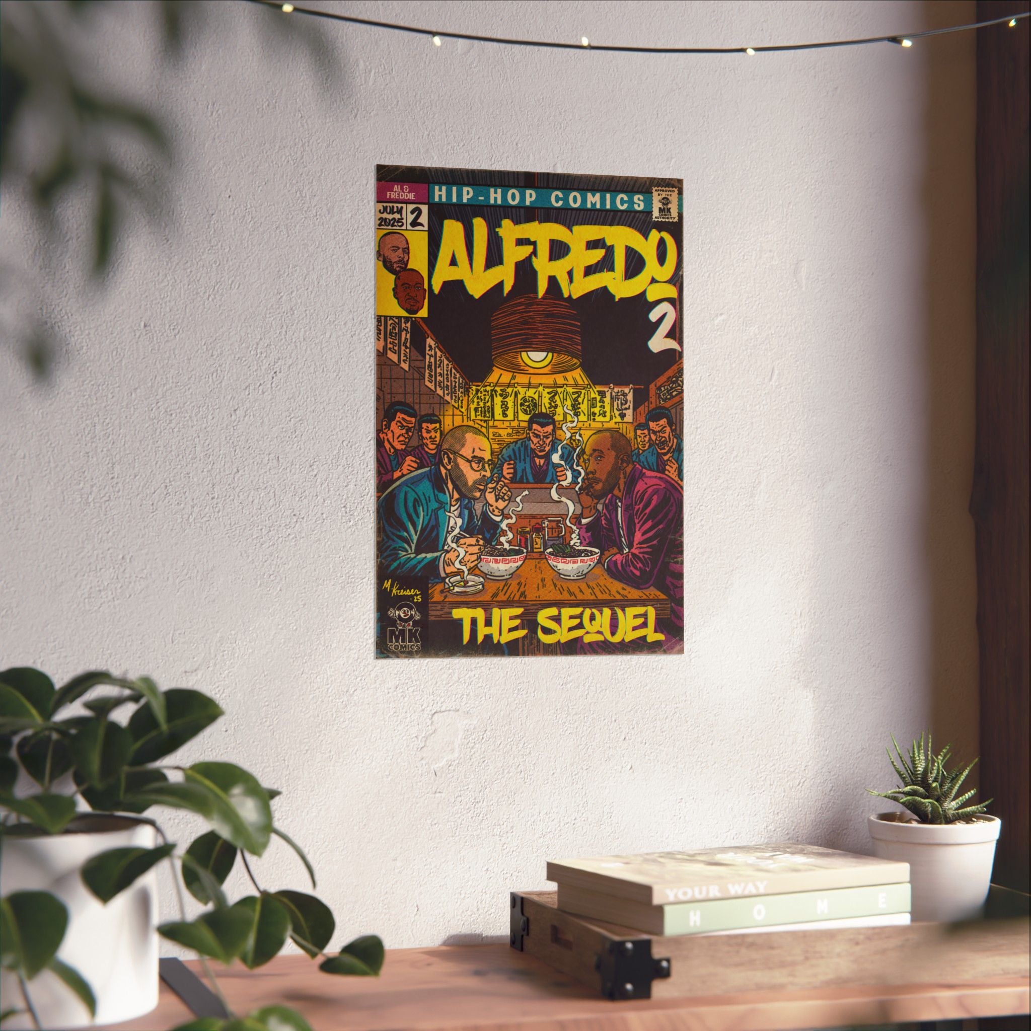 Alfredo 2 - Matte Vertical Posters