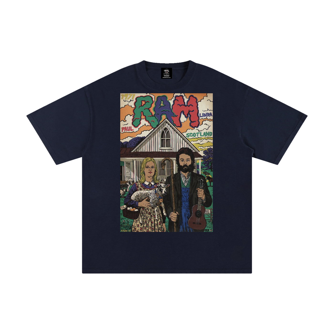 Ram - Unisex Pure Cotton T-Shirt