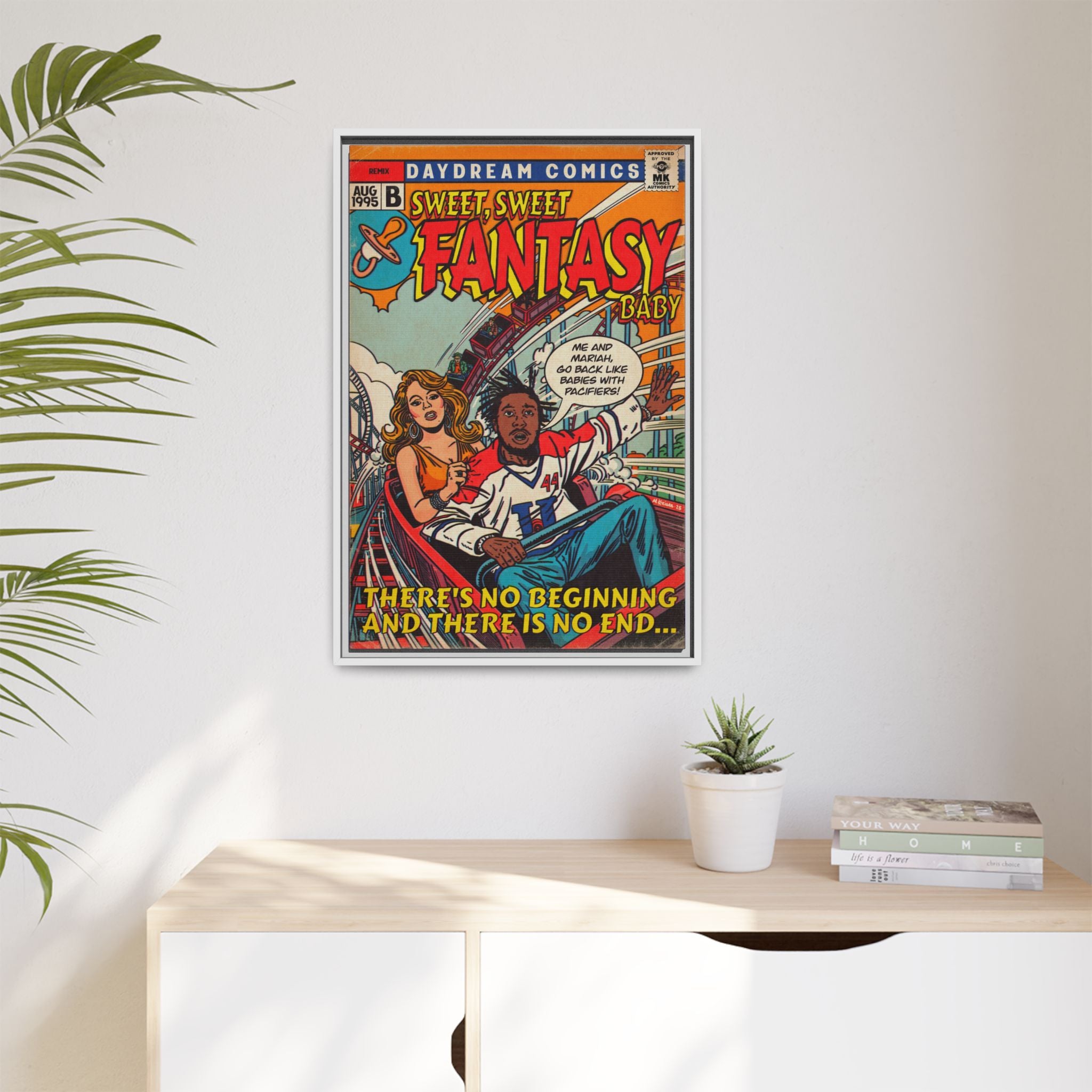 Fantasy Remix - Matte Canvas, Framed (Multi-color)