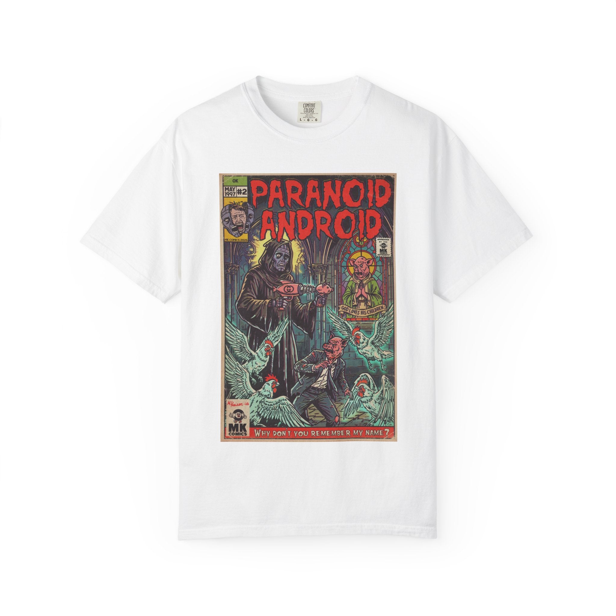 Paranoid Android - Unisex Comfort Colors T-shirt