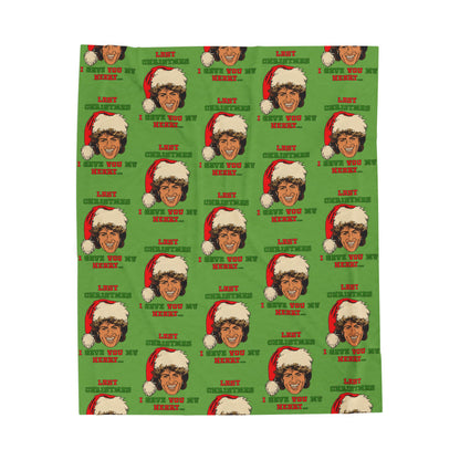 Last Christmas I Gave you my Heart - Velveteen Plush Blanket